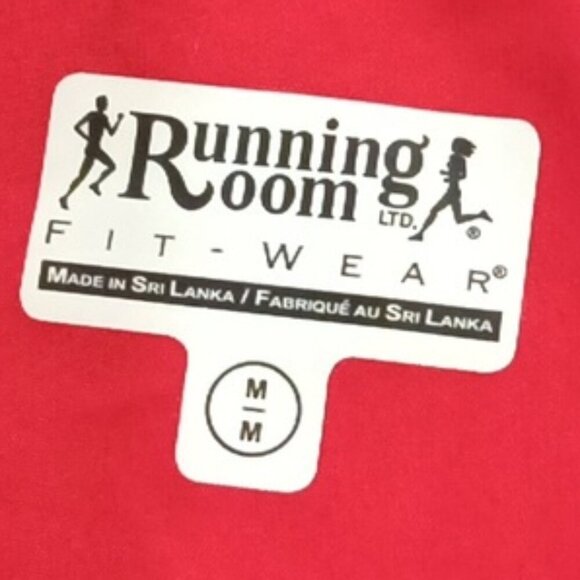 Running Room Fit-Wear Reflective Stripe Red Unisex Jacket Medium - Picture 6 of 9